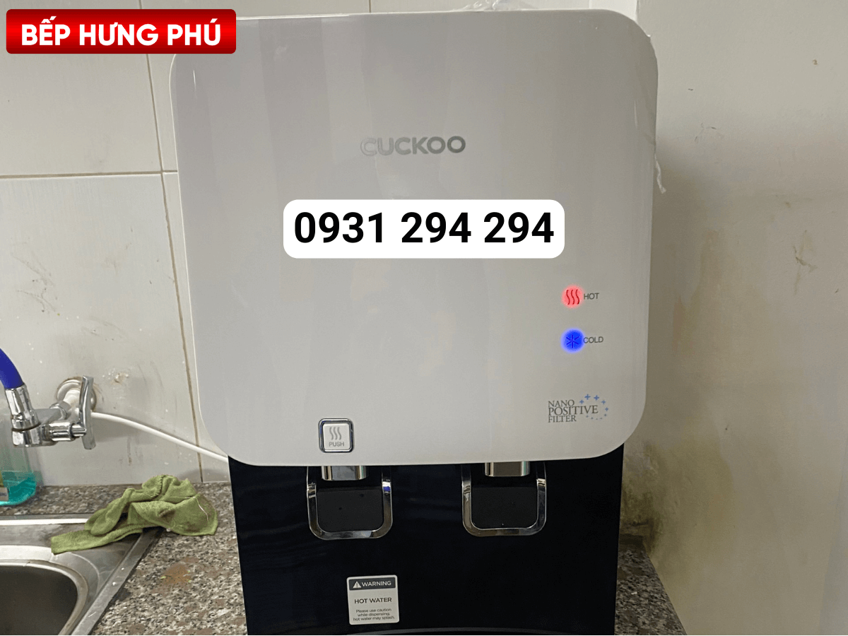 Hình ảnh lắp đặt thực tế Máy lọc nước Cuckoo CP-FN601HW tại nhà khách hàng