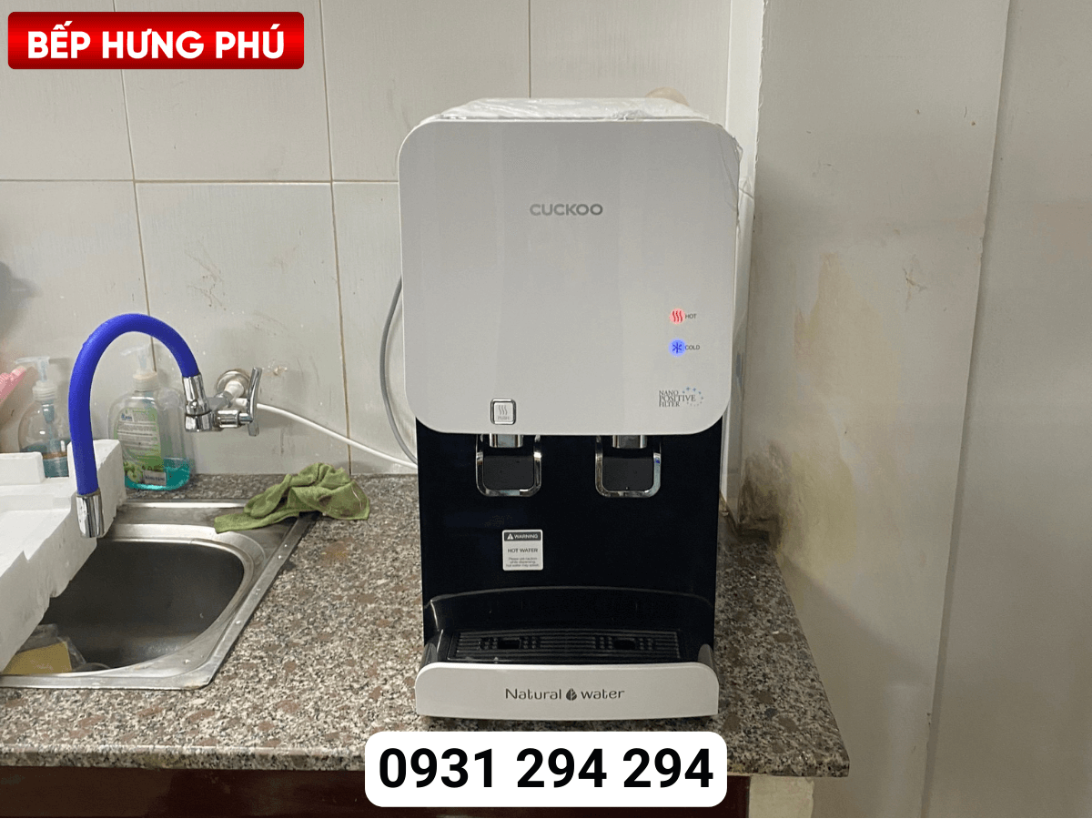 Hình ảnh lắp đặt thực tế Máy lọc nước Cuckoo CP-FN601HW tại nhà khách hàng