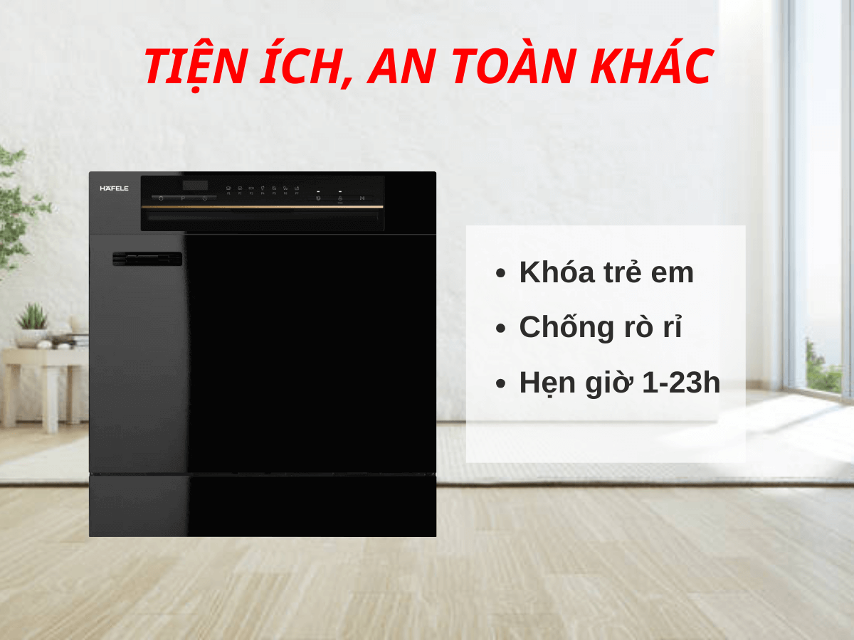 Máy rửa bát Hafele HDW-T5551B (538.21.340)