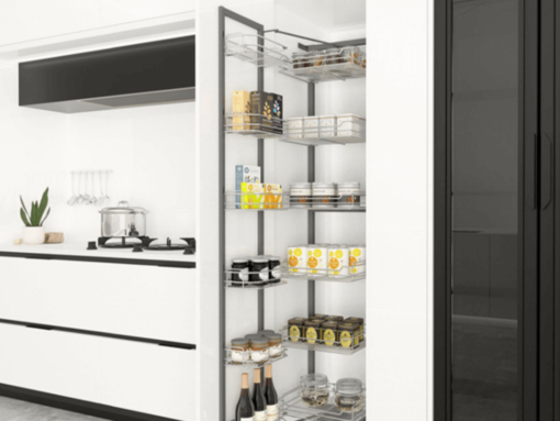 thiết kế tủ đồ khô hafele dolce