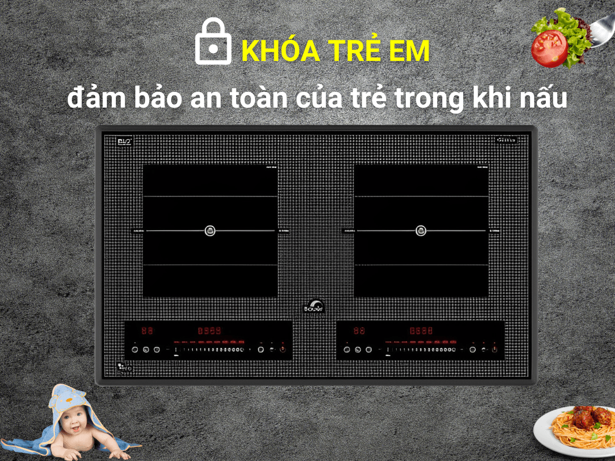 Bếp từ Bauer BE 388SA