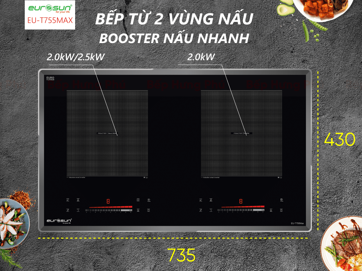 Bếp từ Eurosun EU-T755Max