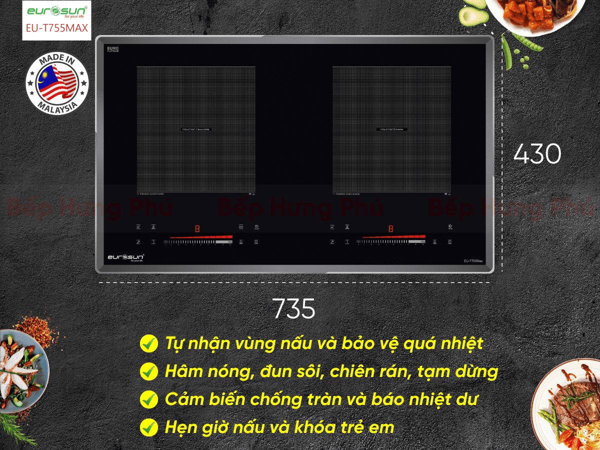 Bếp từ Eurosun EU-T755Max
