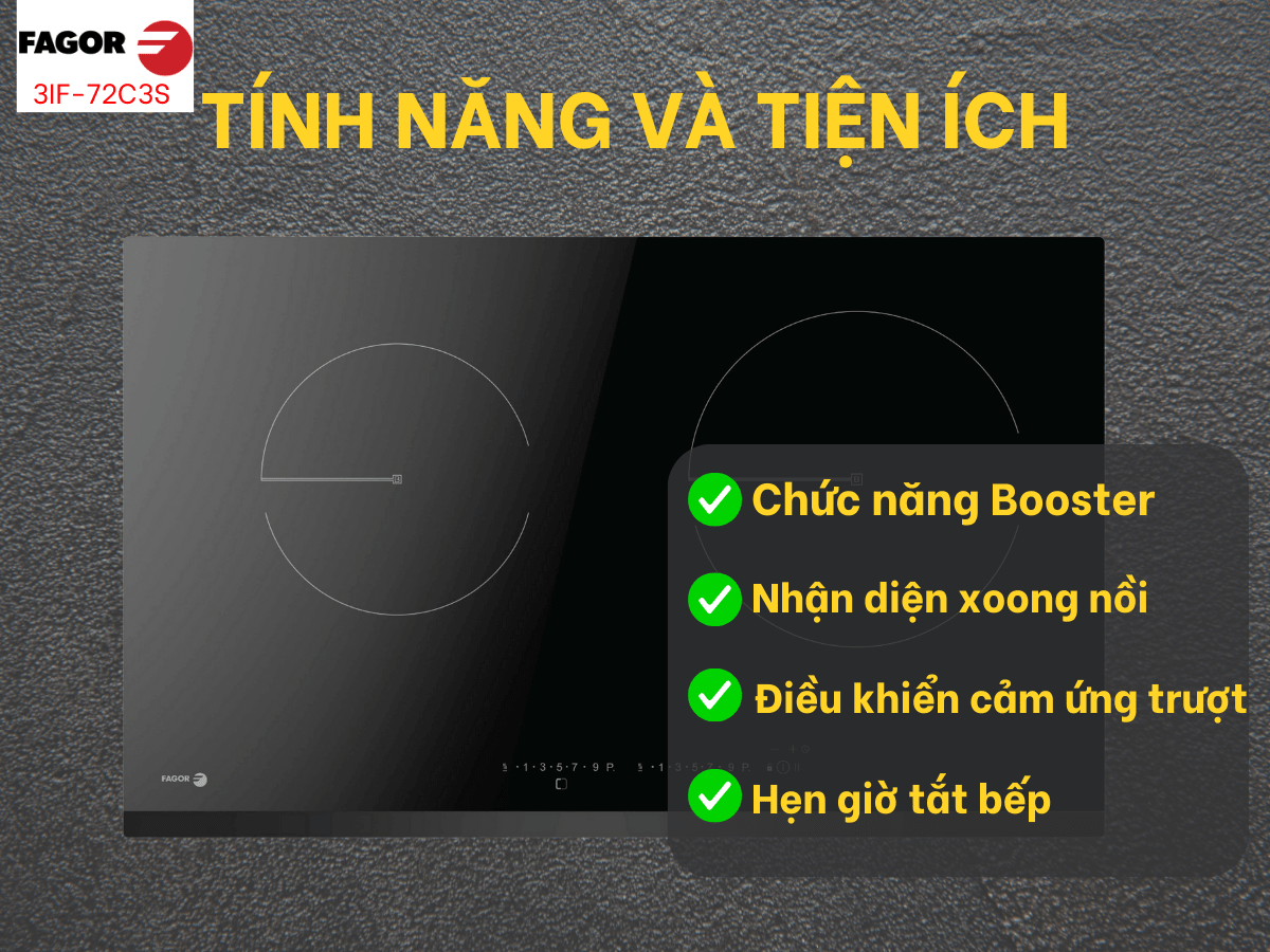 Bếp từ Fagor 3IF-72C3S