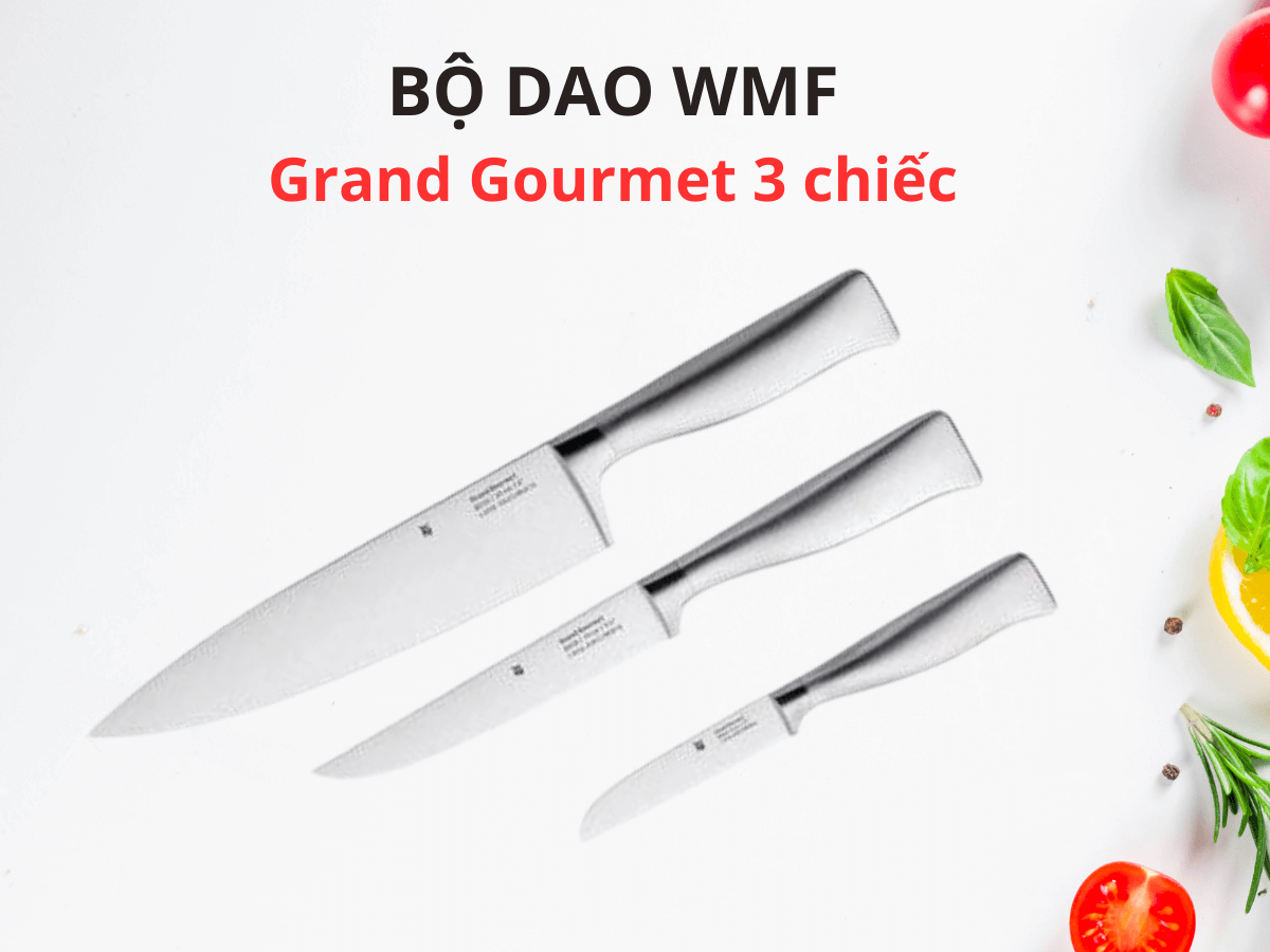 Bộ dao WMF Grand Gourmet 3 chiếc
