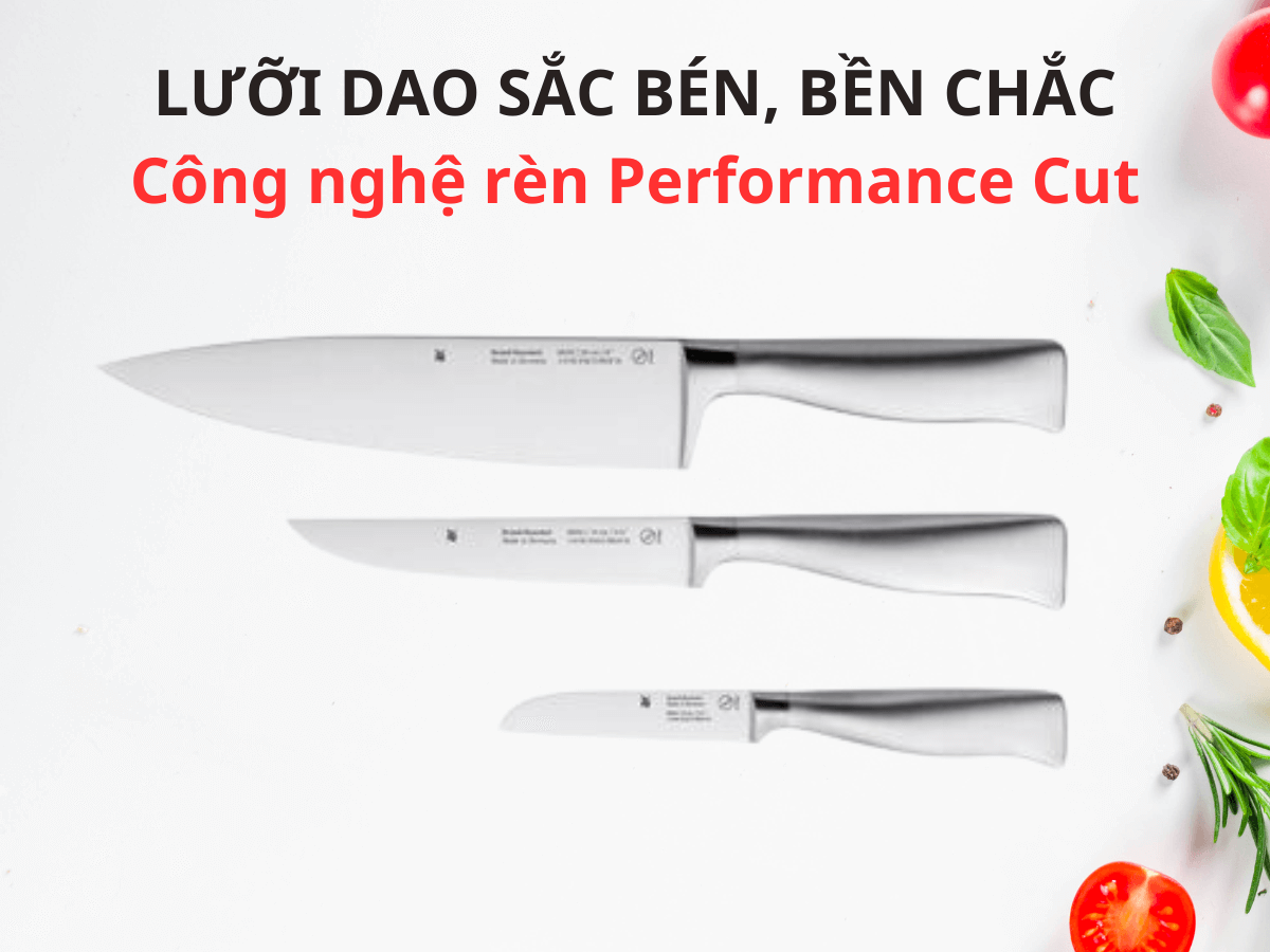 Bộ dao WMF Grand Gourmet 3 chiếc