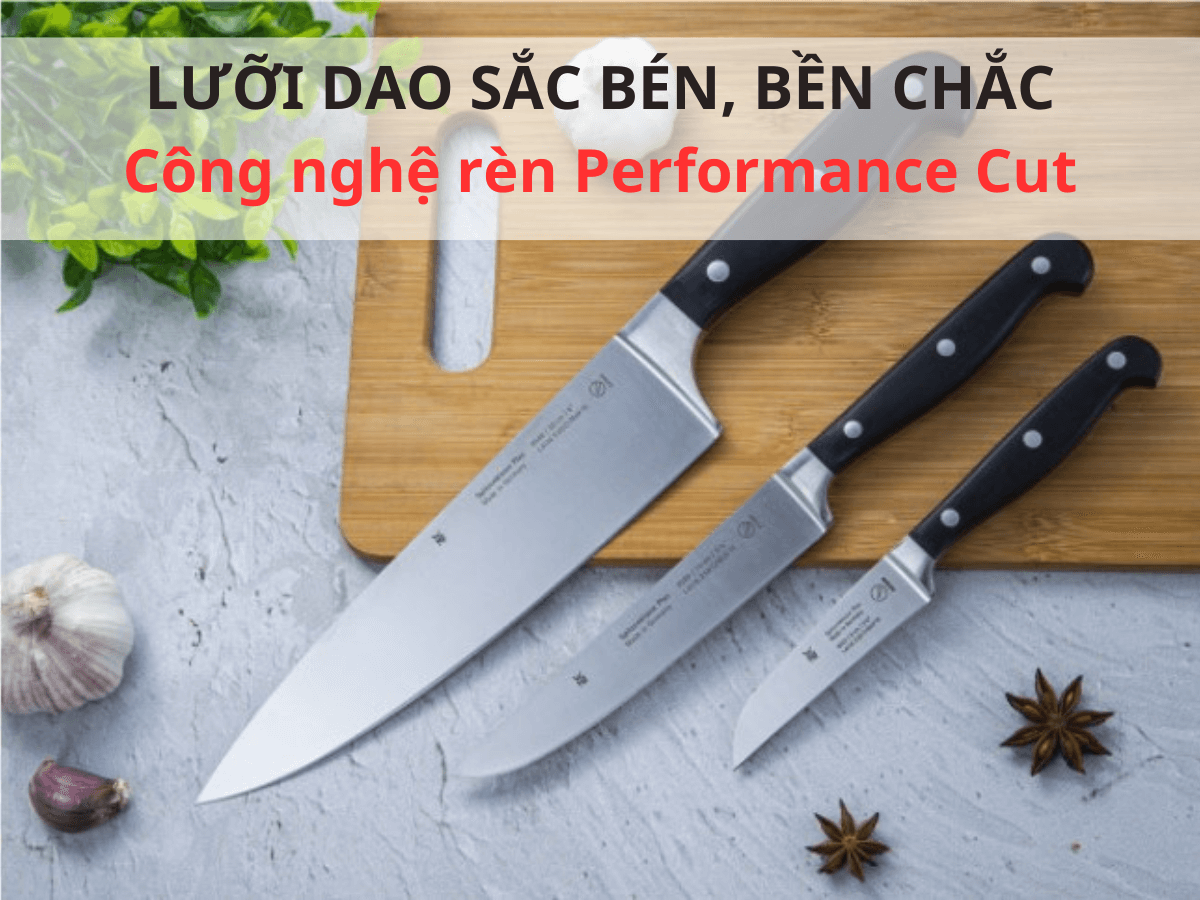 Bộ dao WMF Spitzenklasse Plus 3 chiếc