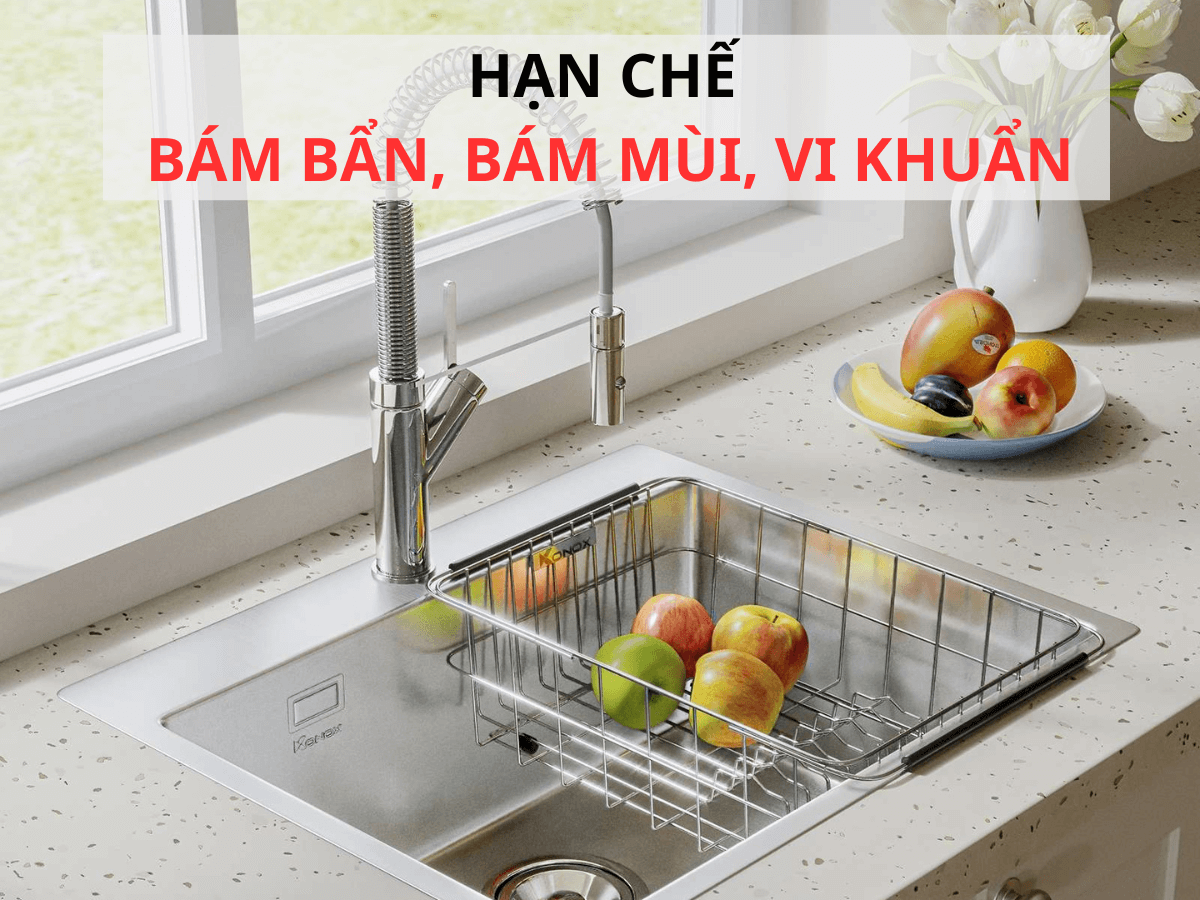 Chậu inox Konox Neron 600