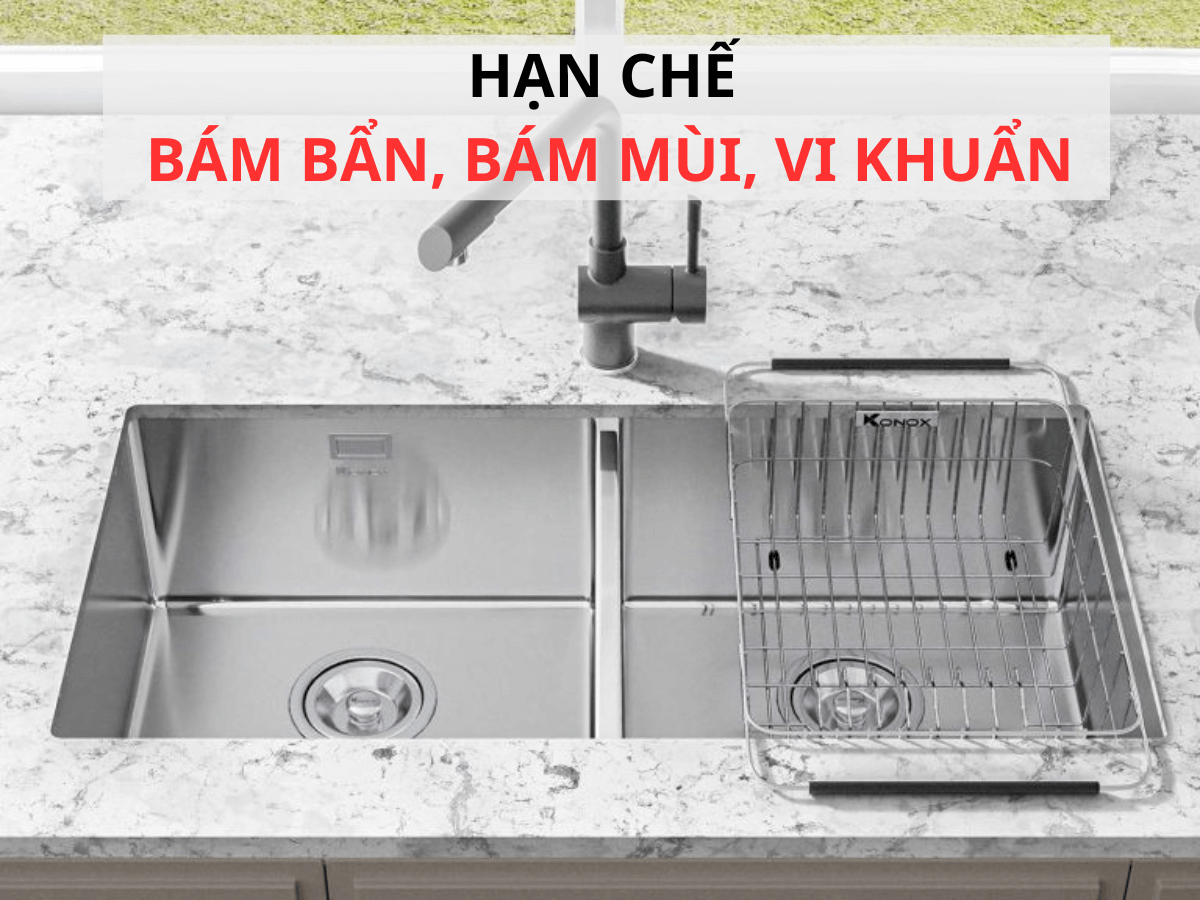 Chậu inox Konox Vigo 8644