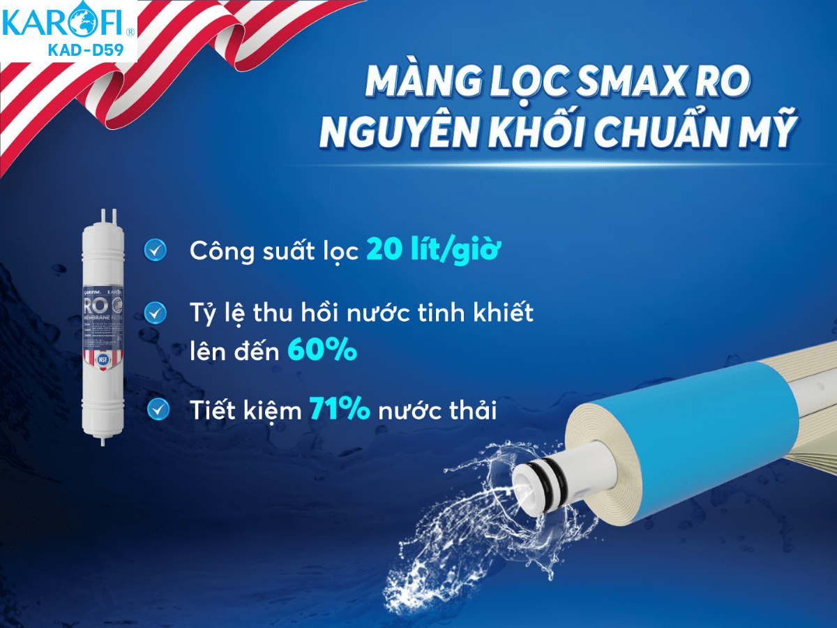 Máy lọc nước Karofi KAD-D59