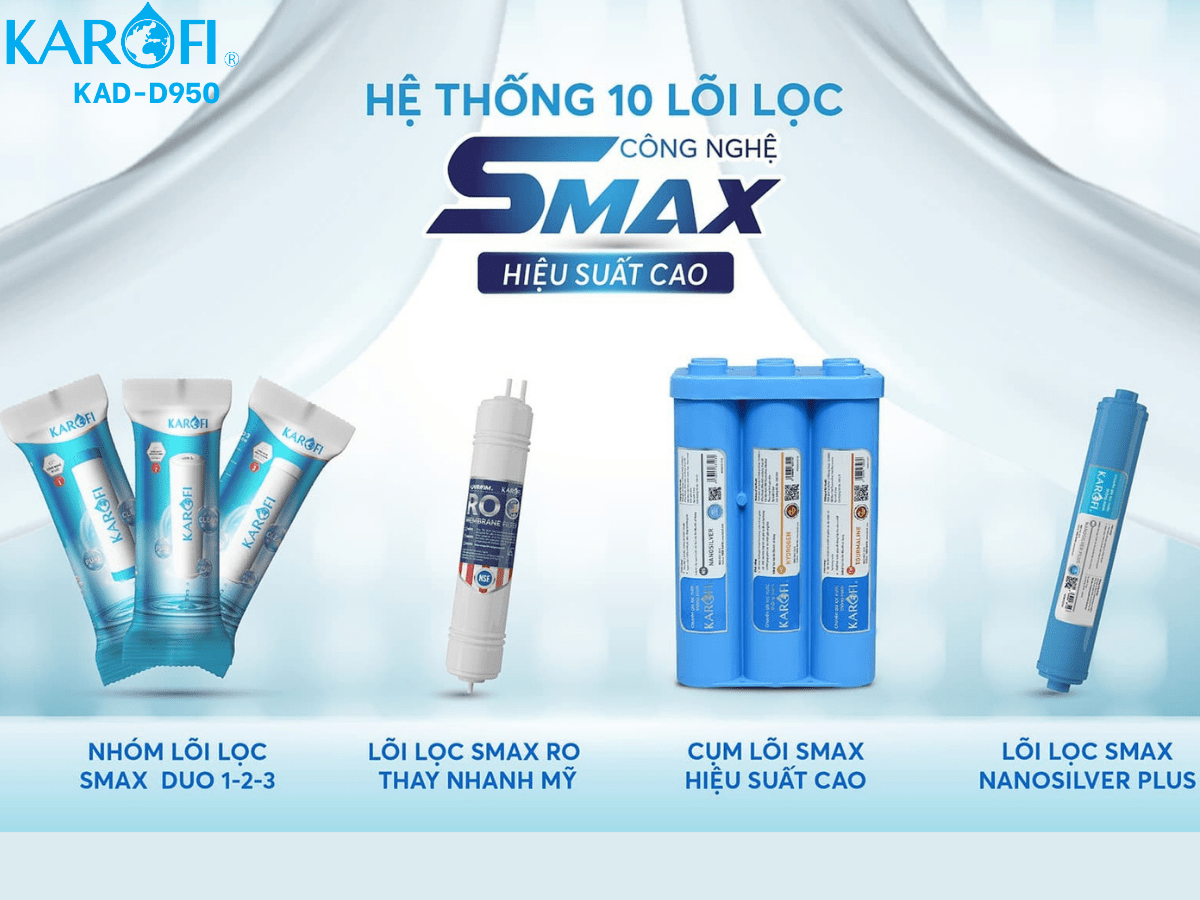 Máy lọc nước Karofi KAD-D950