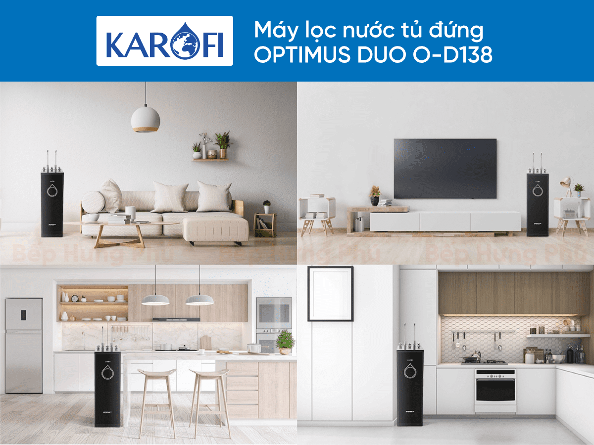 Máy lọc nước Karofi Optimus Duo O-D138