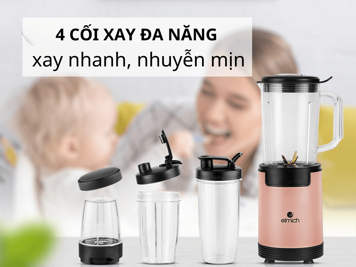 Máy xay sinh tố Elmich BLE 3888VP