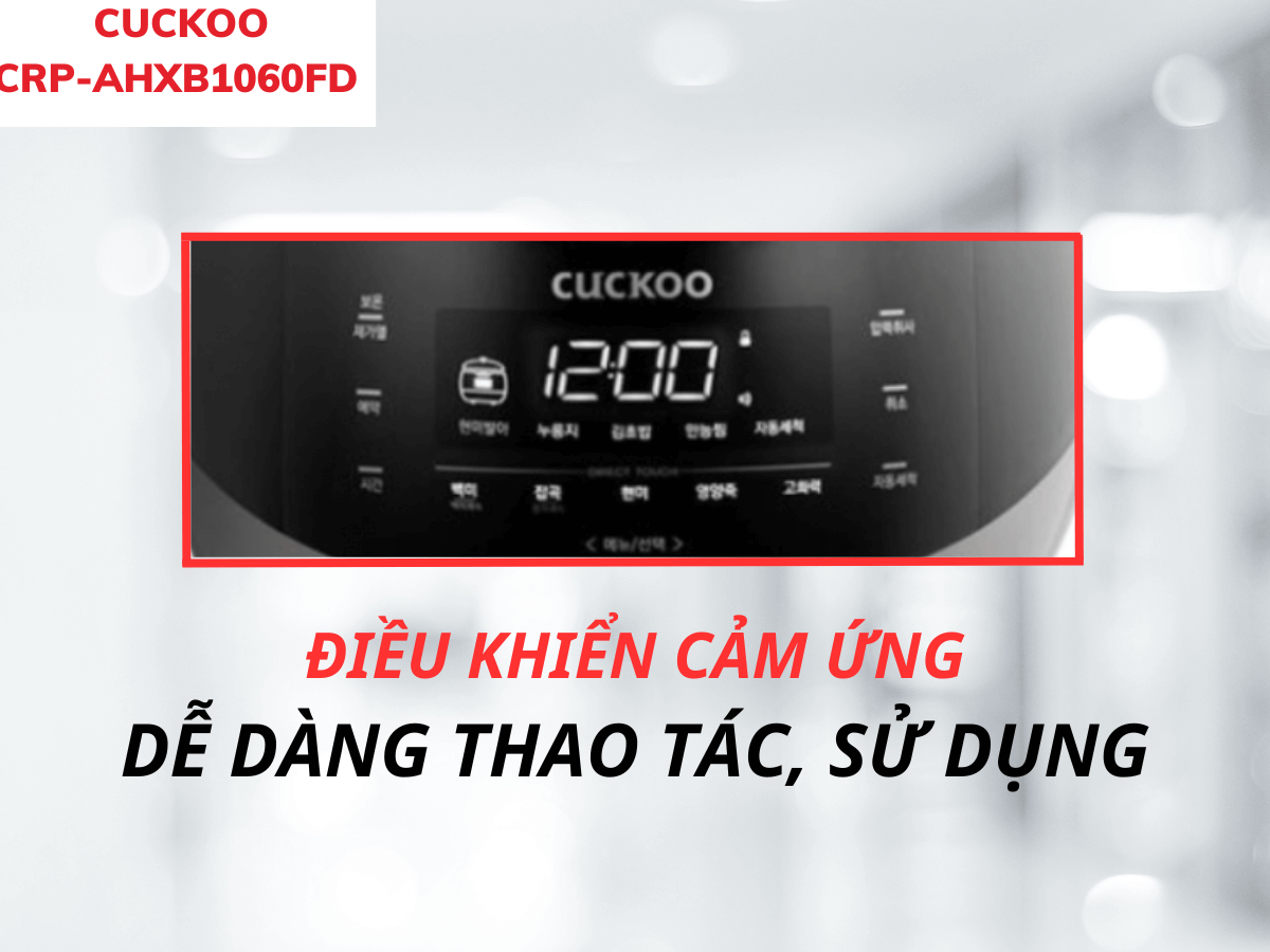 Nồi cơm điện cao tần Cuckoo CRP-AHXB1060FD