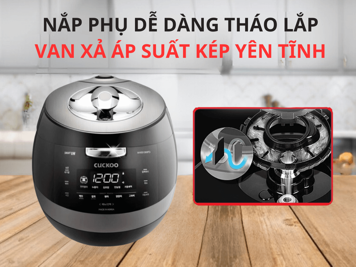 Nồi cơm điện cao tần Cuckoo CRP-AHXB1060FD