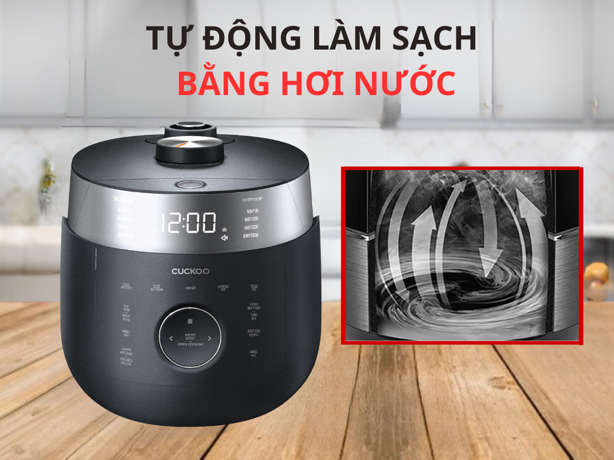 Nồi cơm điện cao tần Cuckoo CRP-LHTR0609F (Đen)