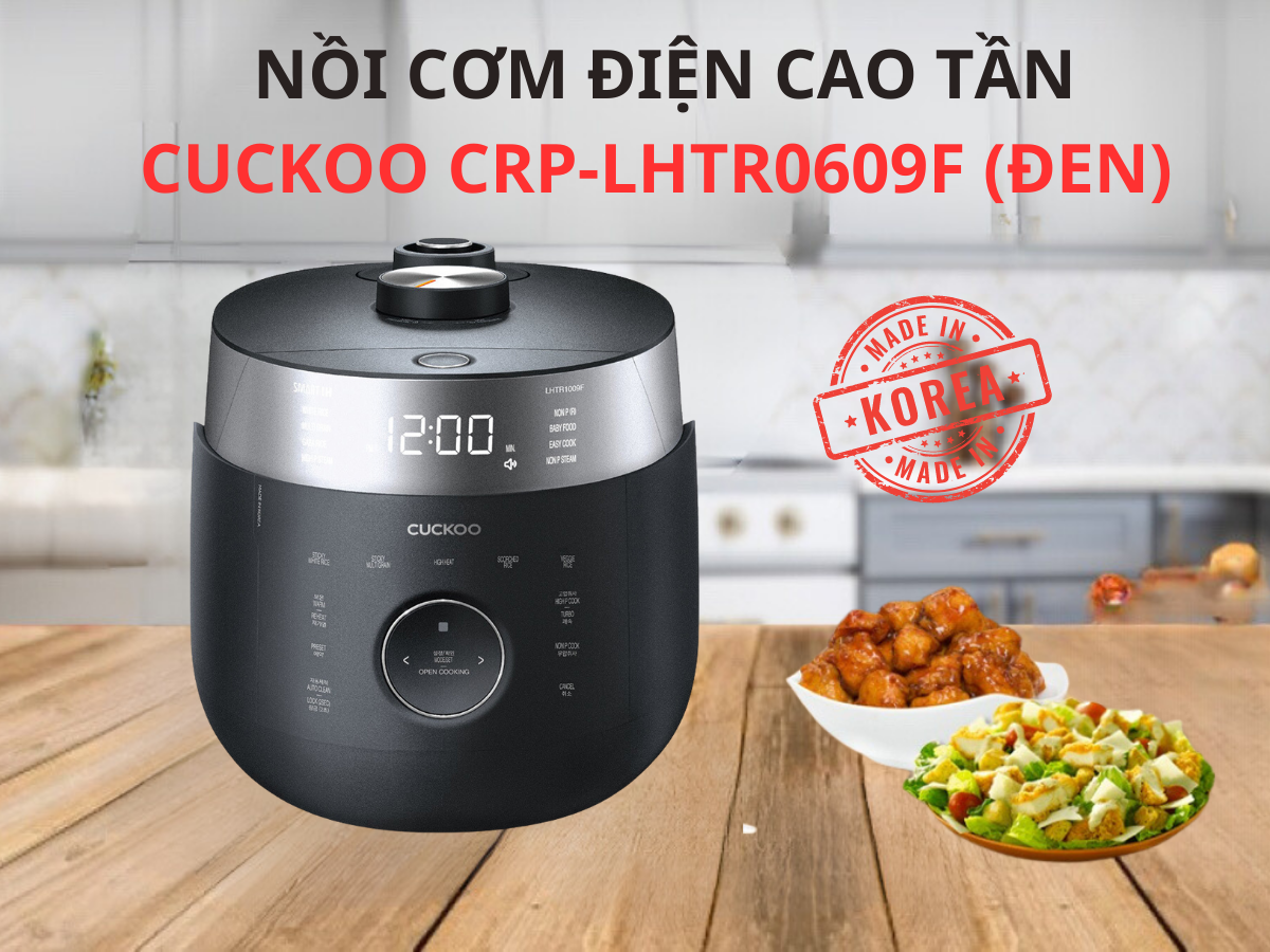 Nồi cơm điện cao tần Cuckoo CRP-LHTR0609F (Đen)