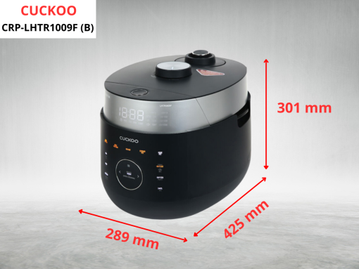 Kích thước nồi cơm Cuckoo CRP-LHTR1009F