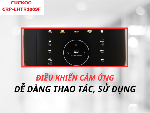 Nồi cơm điện cao tần Cuckoo CRP-LHTR1009F (Đen)
