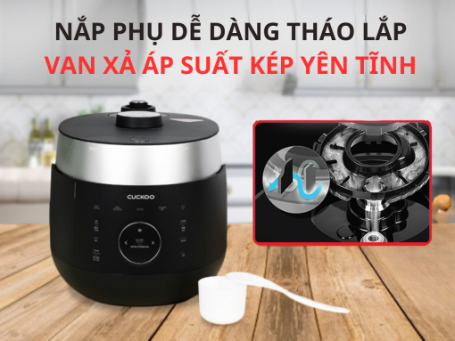 Nồi cơm điện cao tần Cuckoo CRP-LHTR1009F (Đen)
