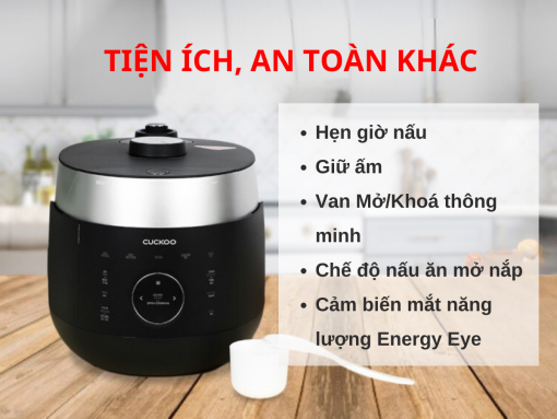 Nồi cơm điện cao tần Cuckoo CRP-LHTR1009F (Đen)