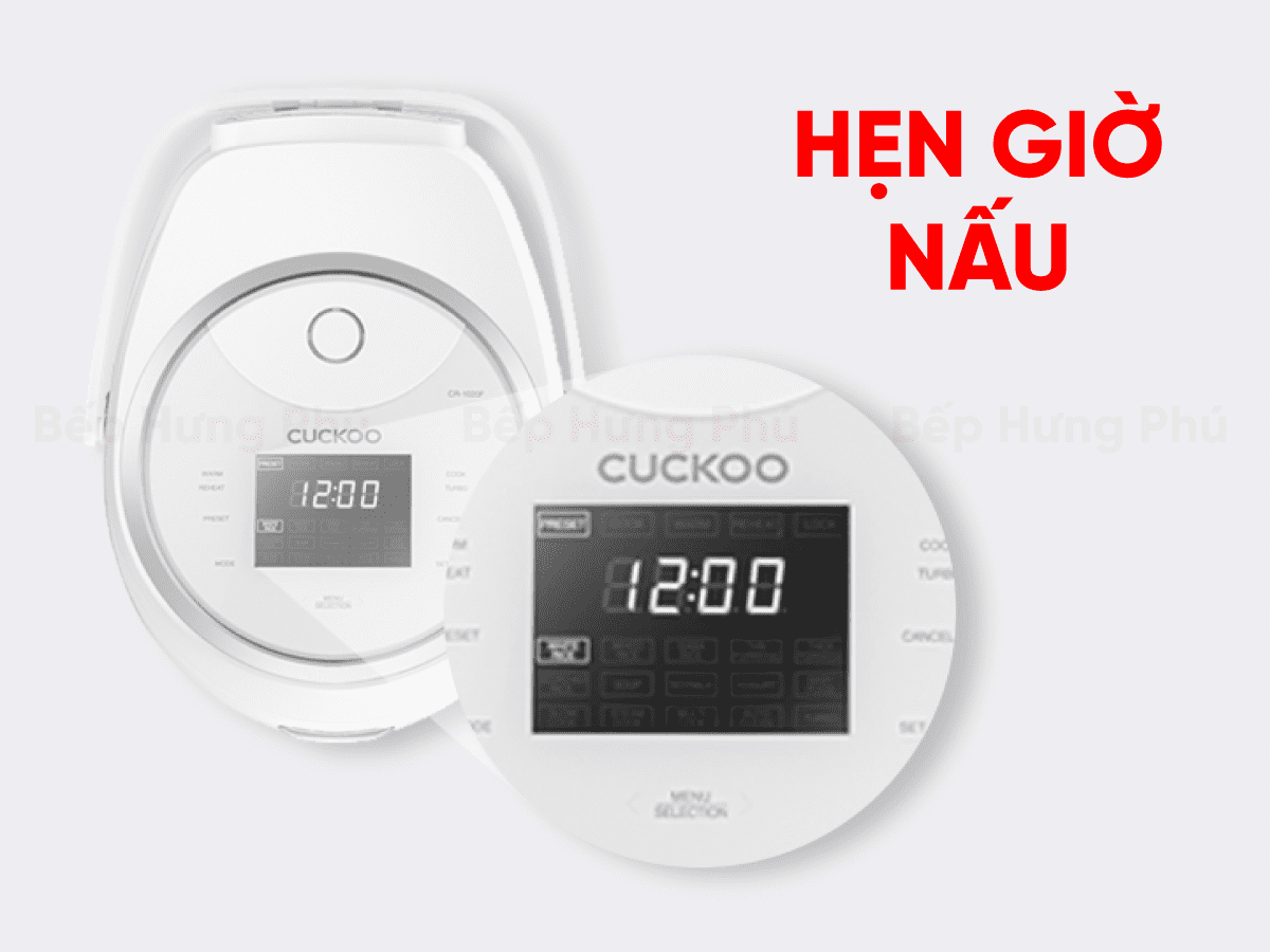 Nồi cơm điện tử Cuckoo CR-1020F (Trắng - Trắng)