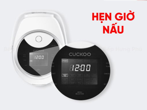 Nồi cơm điện tử Cuckoo CR-1020F (Trắng - Đen)