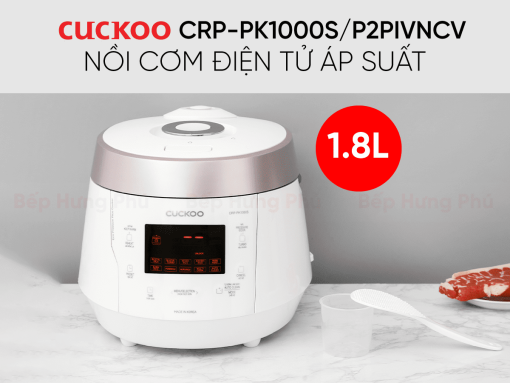 Nồi cơm điện tử áp suất Cuckoo CRP-PK1000S (Đen)