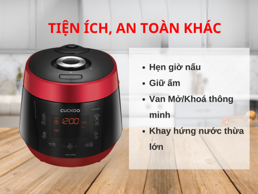 Nồi cơm điện tử áp suất Cuckoo CRP-PK0600F