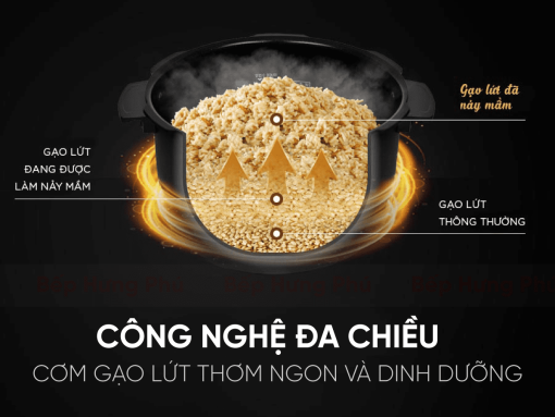 Nồi cơm điện tử áp suất Cuckoo CRP-PK1000S (Đỏ)