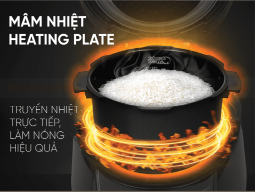 Nồi cơm điện tử áp suất Cuckoo CRP-PK1000S (Đỏ)