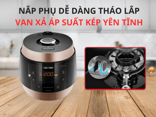 nồi cơm điện tử áp suất cuckoo crp-qs1010fg