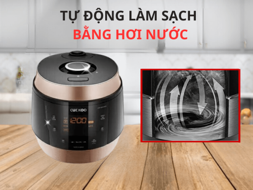 nồi cơm điện tử áp suất cuckoo crp-qs1010fg