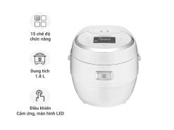 Nồi cơm điện tử Cuckoo CR-1020F (Trắng - Trắng)