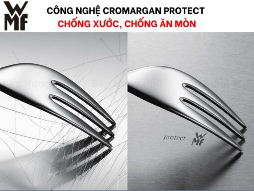 Công nghệ Cromargan Protect chống xước, chống ăn mòn Nồi WMF có lớp bảo vệ Cromargan Protect có khả năng chống xước hoàn hảo