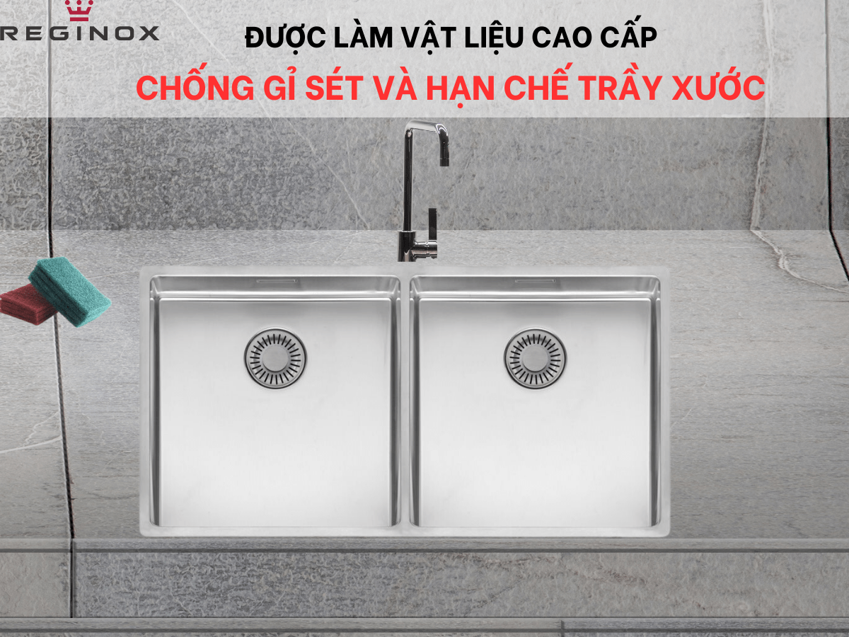 Chậu inox Reginox New York 40x40 R28254