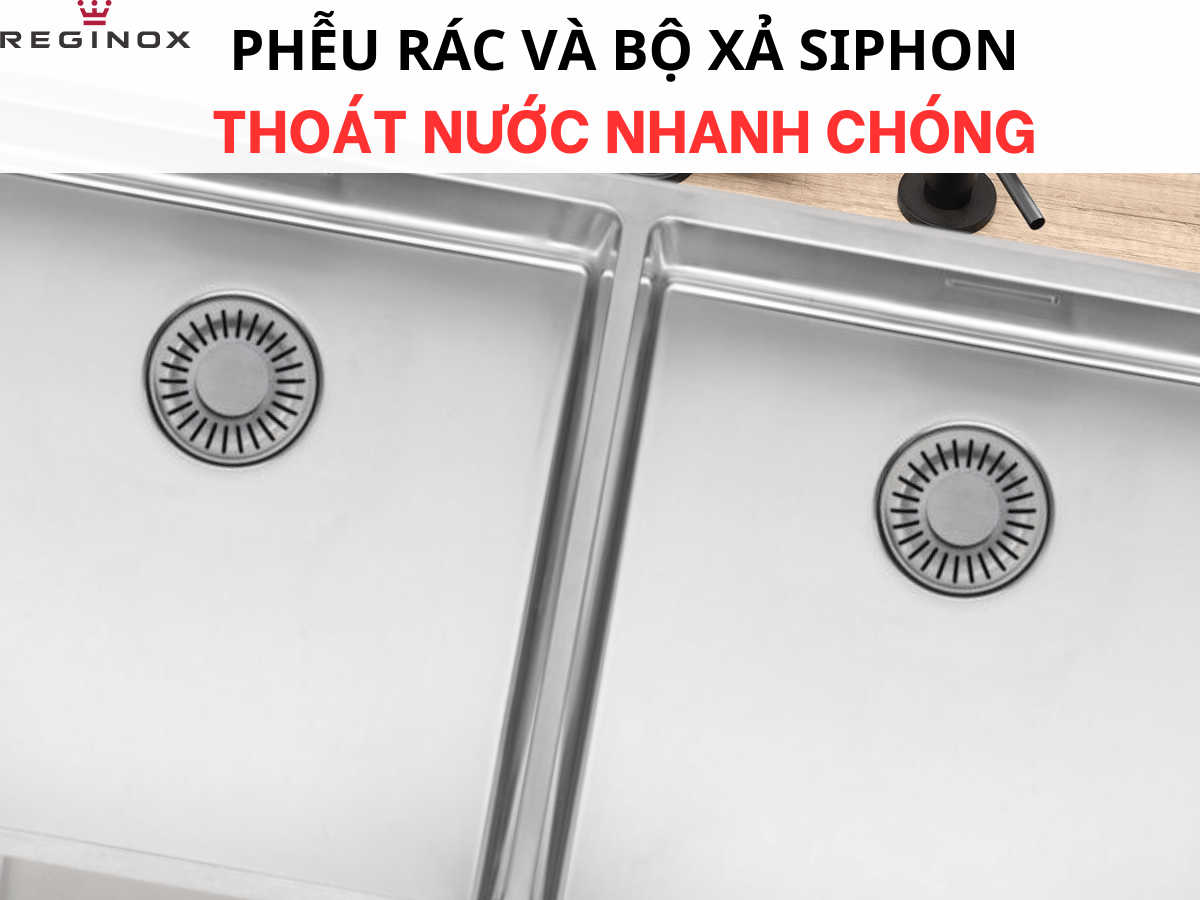 Chậu inox Reginox New York 40x40 R28254