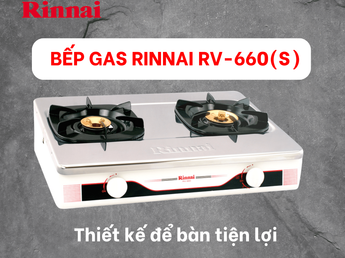 Bếp gas Rinnai RV-660(S)