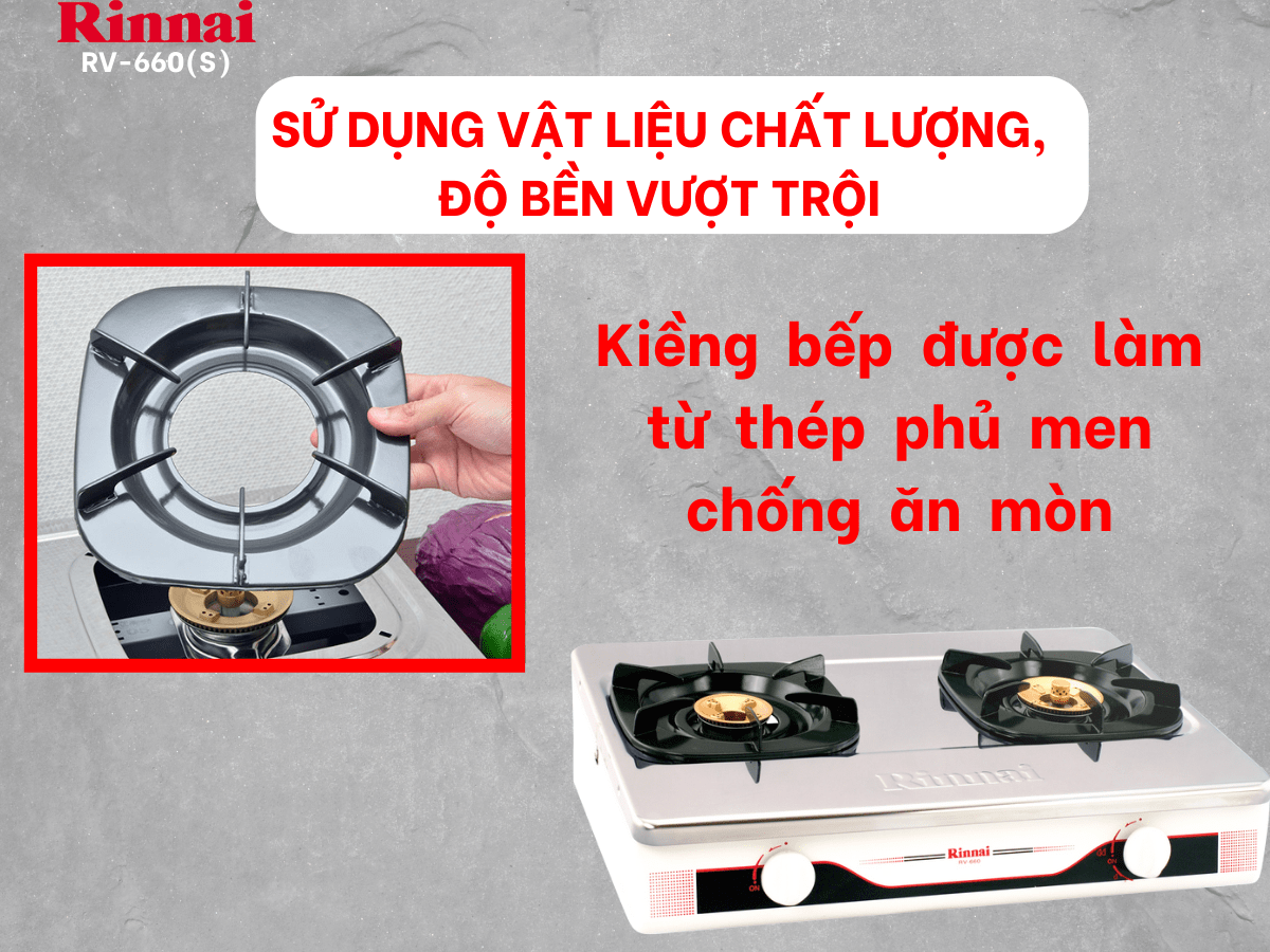 Bếp gas Rinnai RV-660(S)