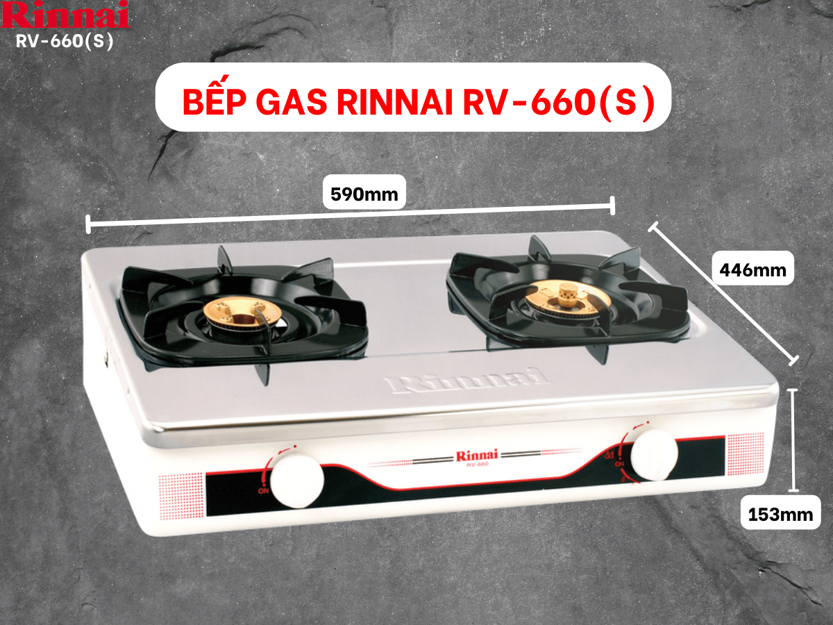 Bếp gas Rinnai RV-660(S)