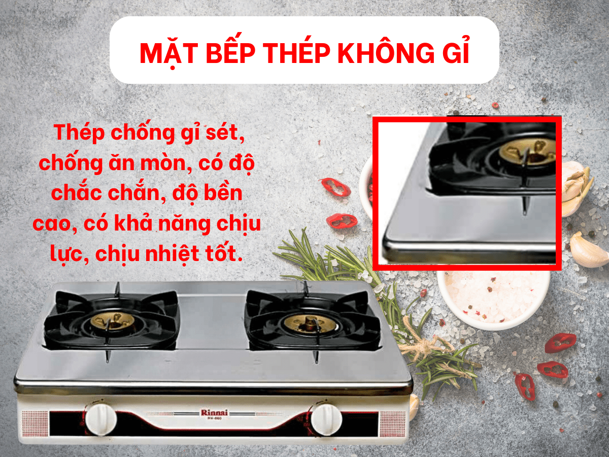 Bếp gas Rinnai RV-660(S)