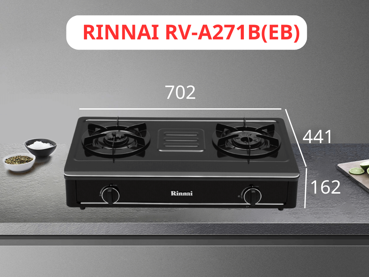 Bếp gas Rinnai RV-A271B(EB)