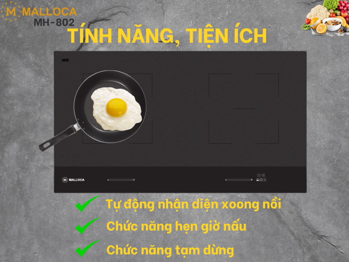Bếp từ Malloca MH-802