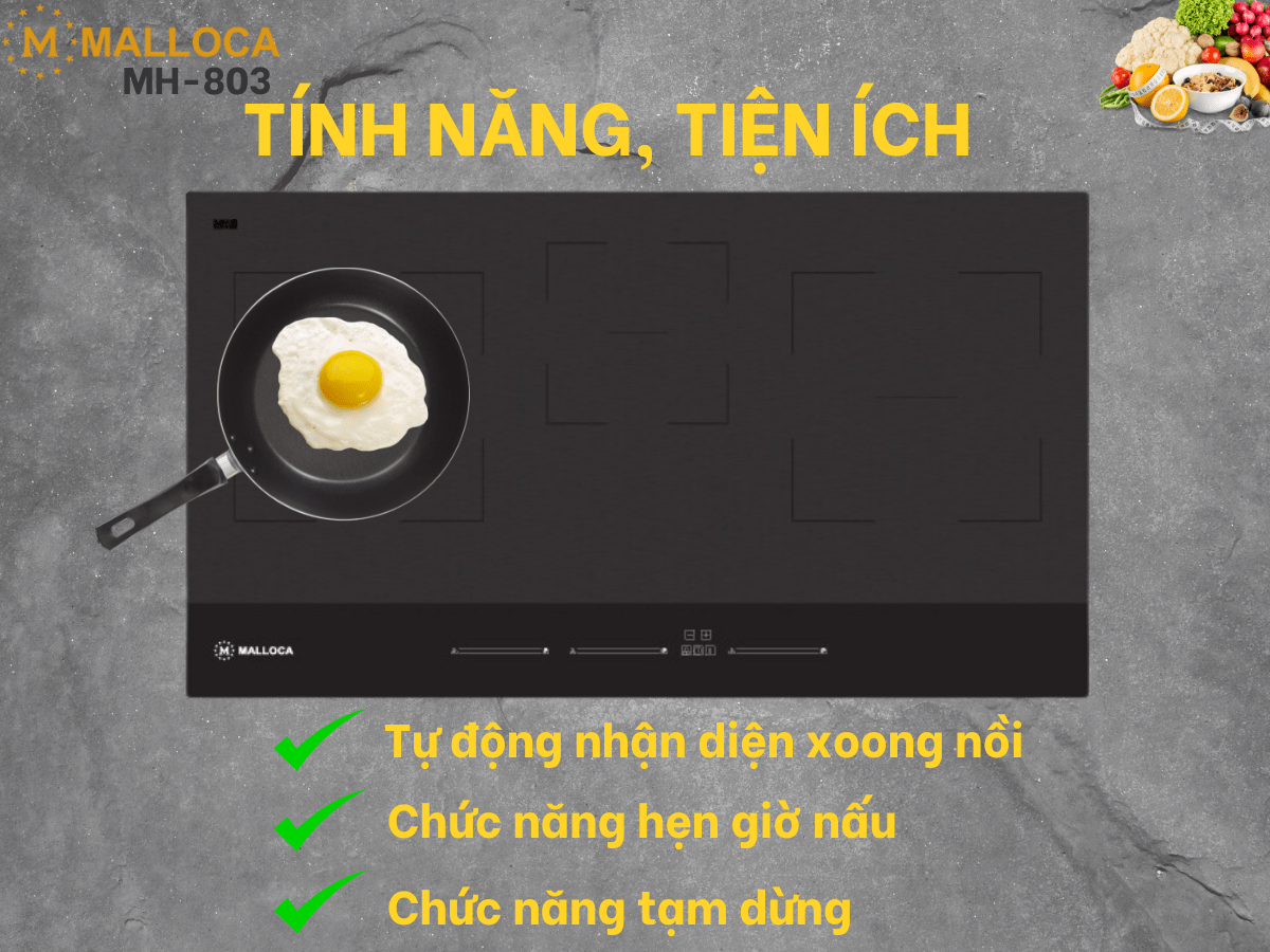 Bếp từ Malloca MH-803