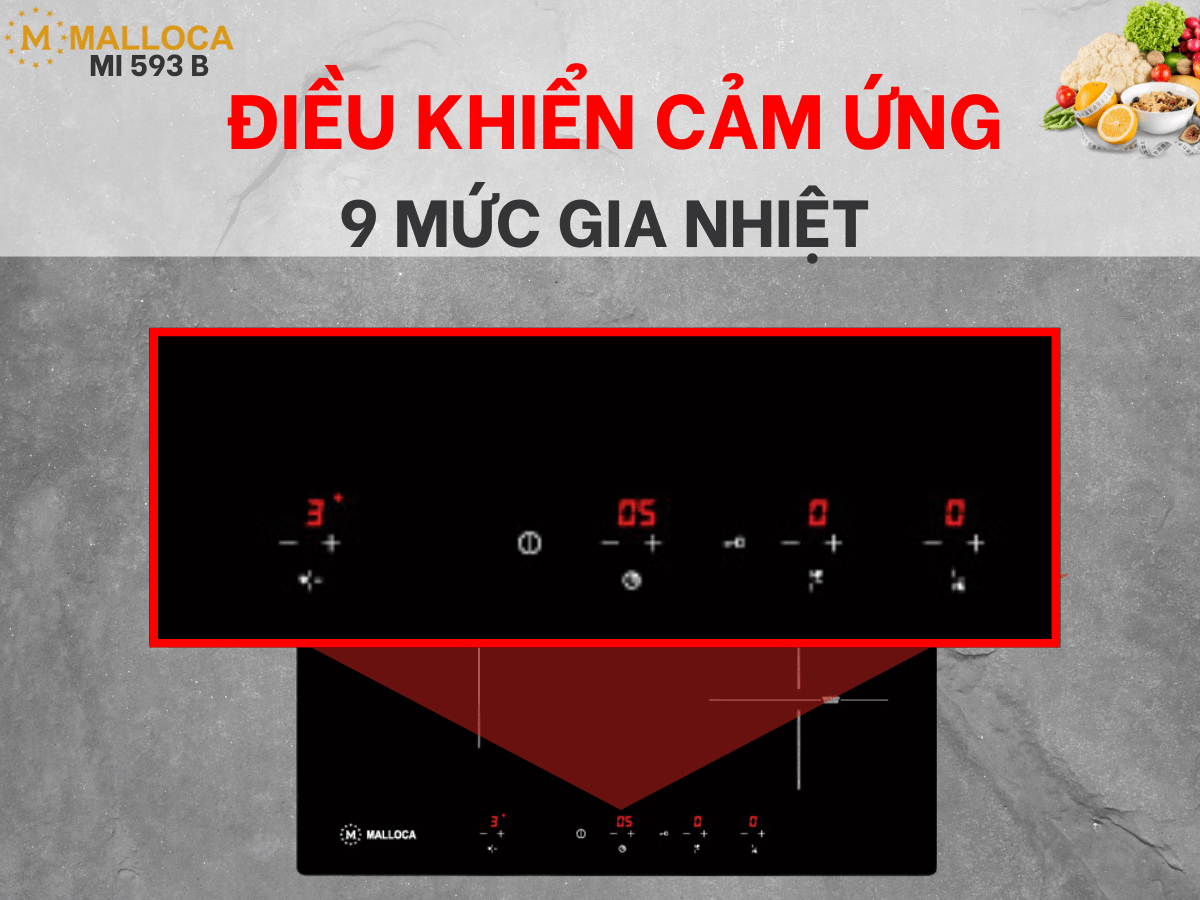 Bếp từ Malloca MI 593 B