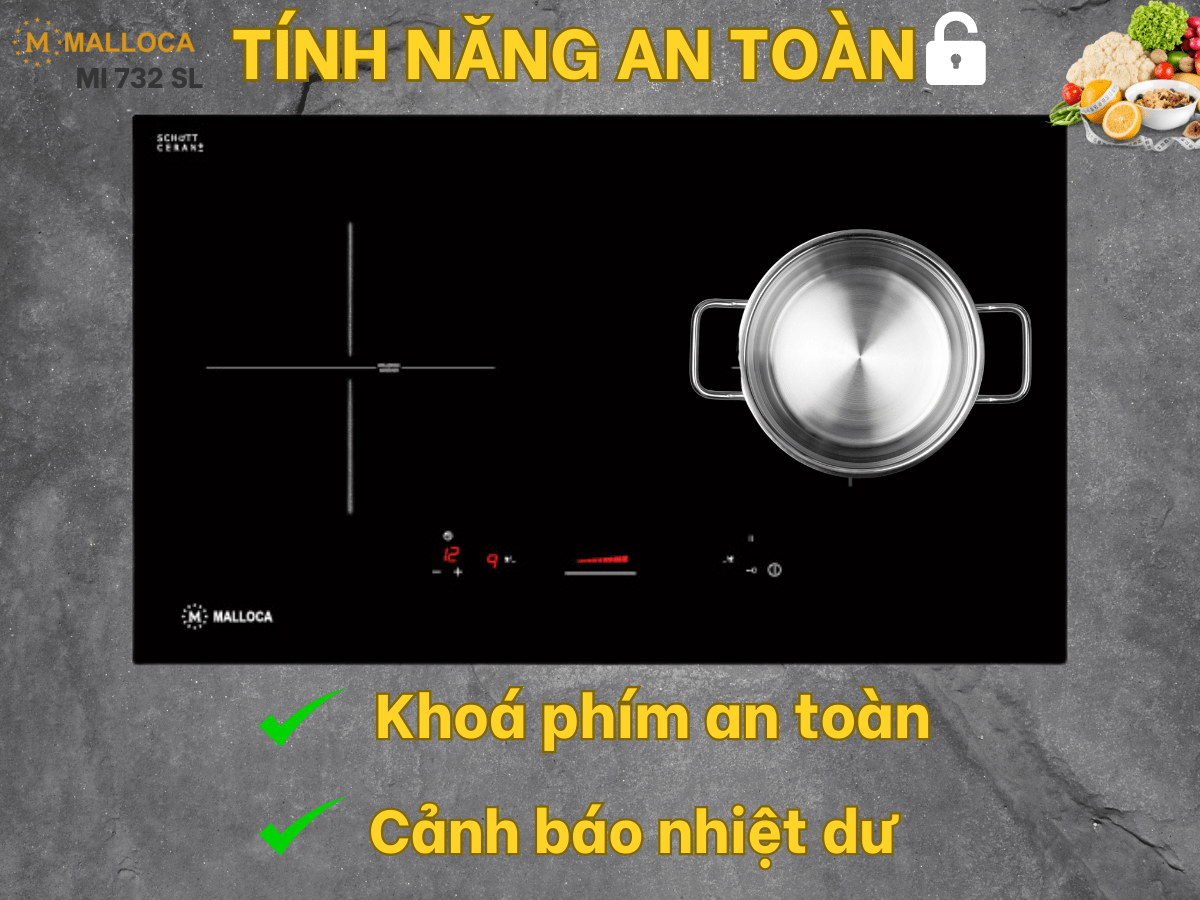 Bếp từ Malloca MI 732 SL