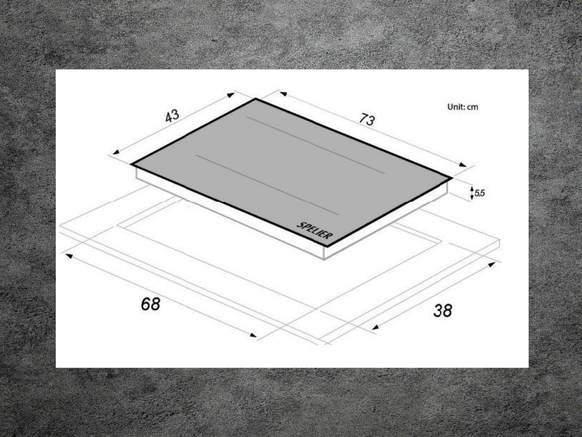 Bếp từ Spelier SPM-100KS (Đen xám)