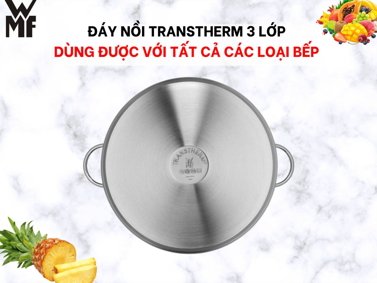 Bộ nồi WMF Diadem Plus Cookware Set 3 món