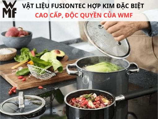 Bộ nồi WMF Fusiontec Black 4 món