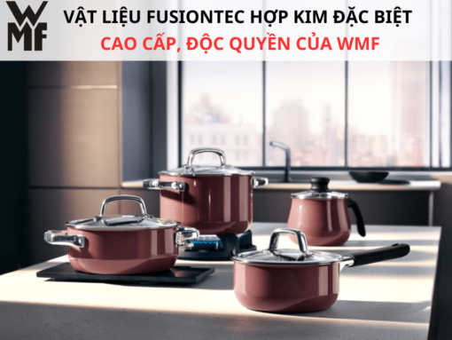 bộ nồi wmf fusiontec rose quartz 4 món (3) Tổng quan về bộ nồi WMF Fusiontec Rose Quartz 4 món